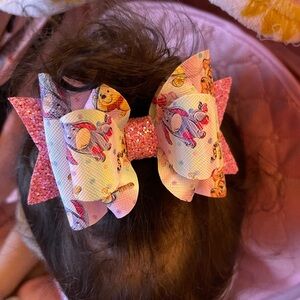 Colorful Unicorn Hair Bow for Kids